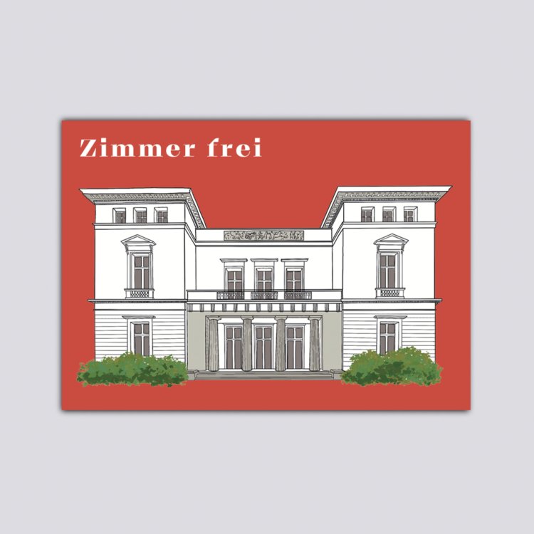 Postkarte Souvenir Katharinenhof Blankenese