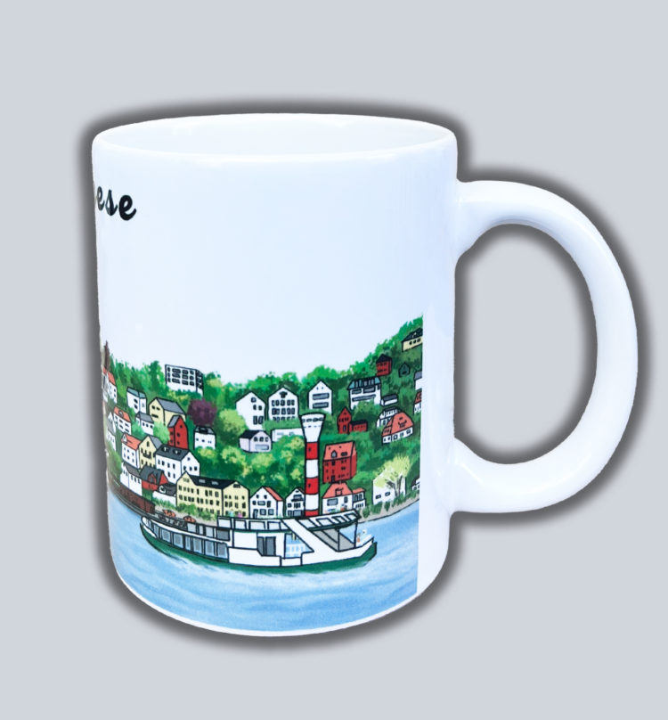 Tasse Treppenviertel Blankenese Becher Souvenir