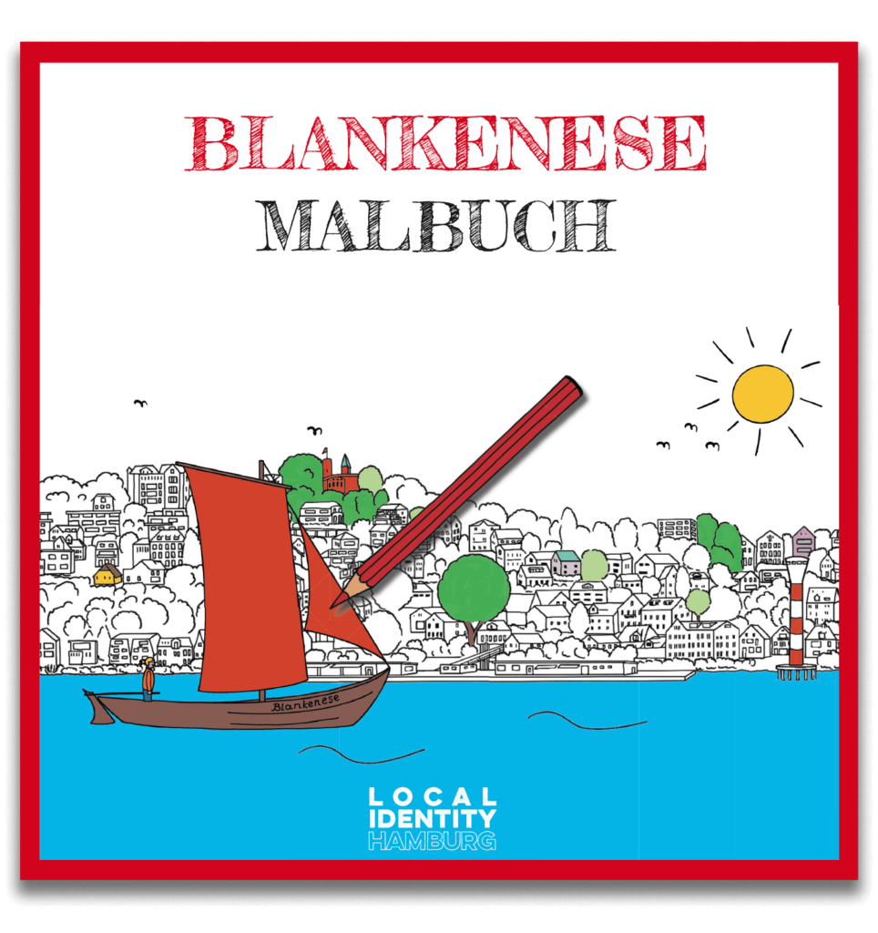 Ausmalbuch Blankenese Hamburg
