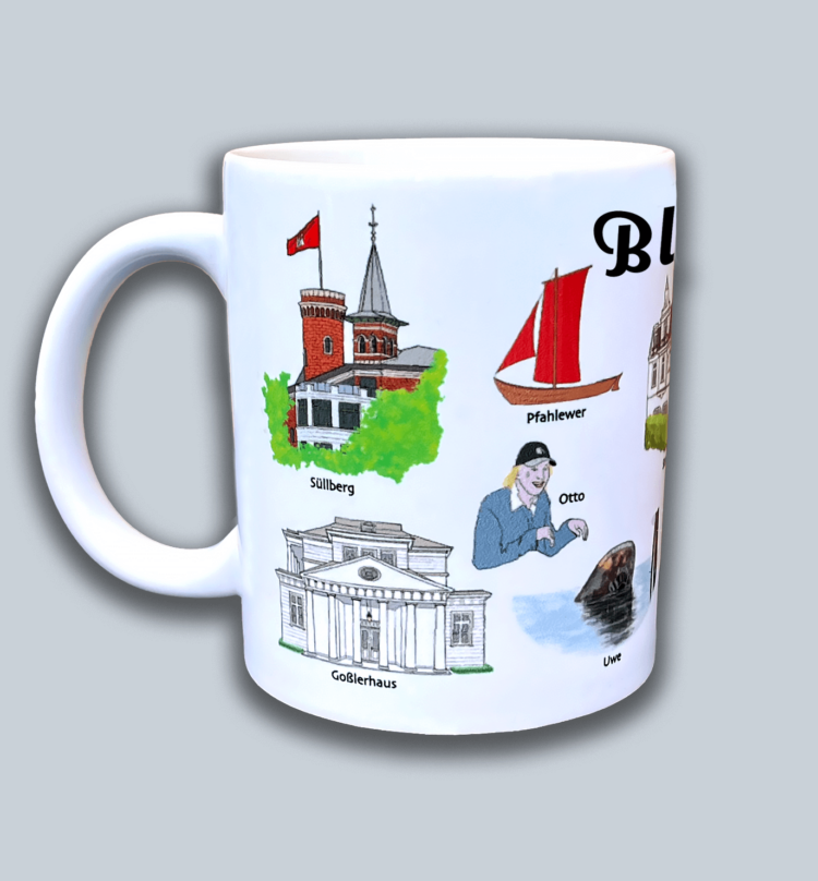 Tasse Hamburg Blankenese Geschenk Andenken