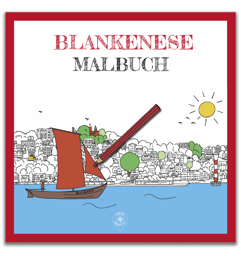 Malbuch Blankenese Kinder Buntstifte Hamburg
